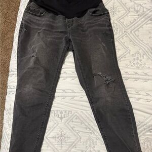 Maternity full panel boyfriend jeans, size 10 short